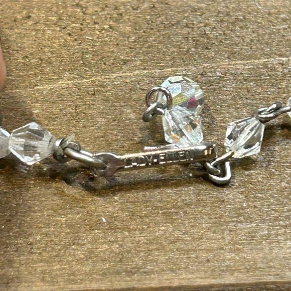 Lady Ellen Adjustable Aurora Borealis Necklace Iridescent Beads - Picture 2 of 4